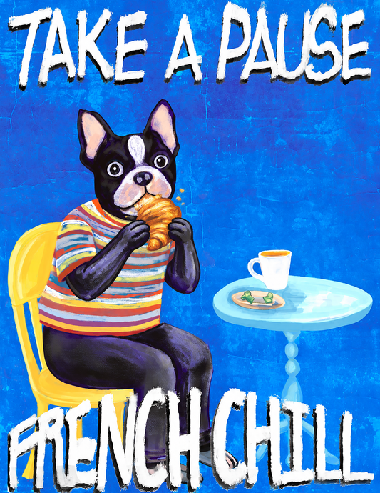 French Chill | Fine Art Print | Framed wall Art Decor