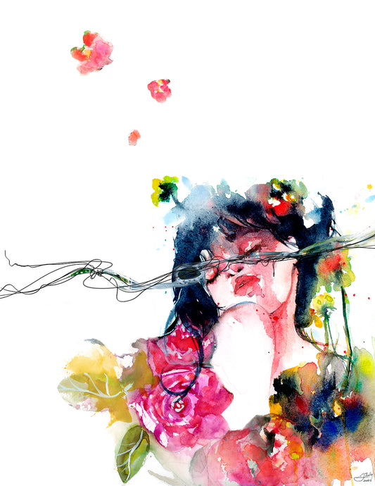 I Hide Myself Within My Flower | Canvas Art Print | Wall Art Decor