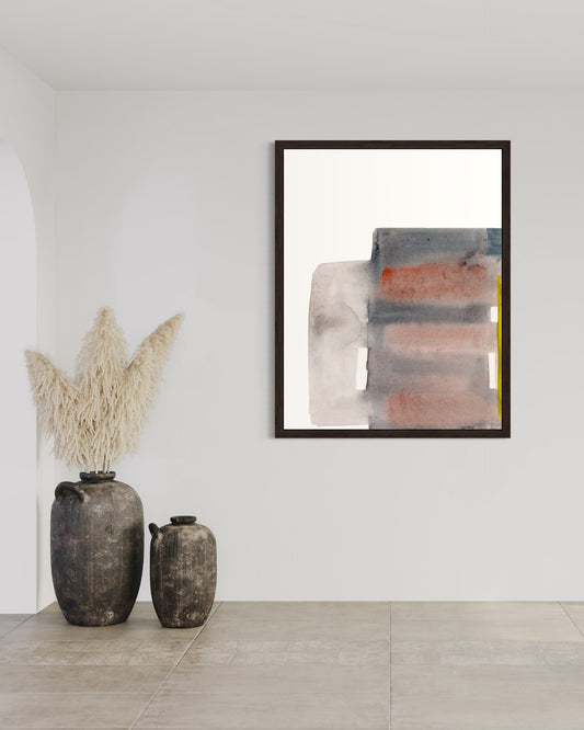 Watercolor Geo Block