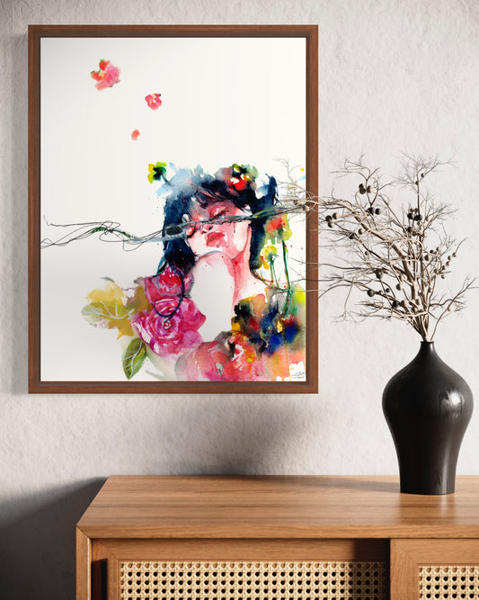 I Hide Myself Within My Flower | Canvas Art Print | Wall Art Decor