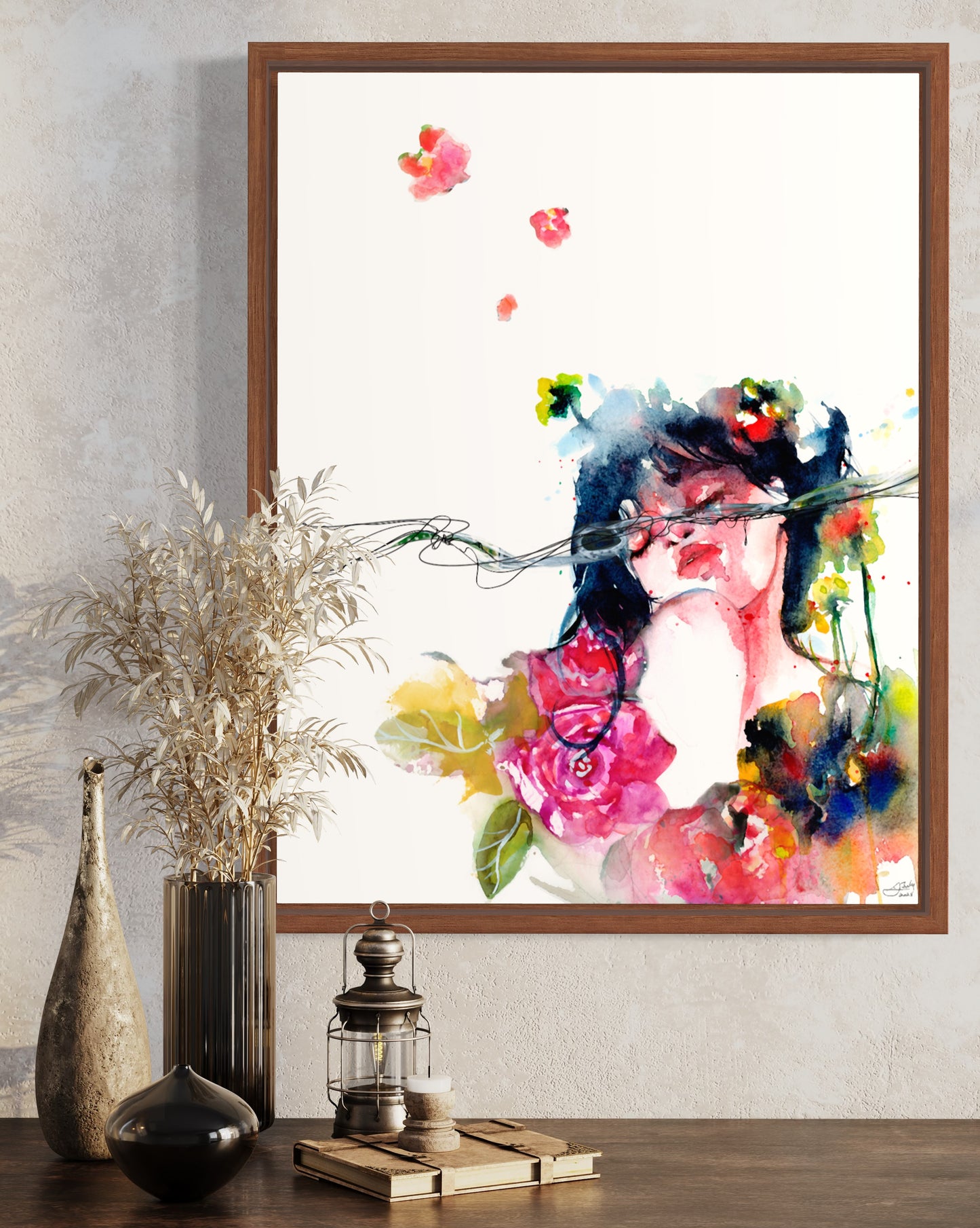 I Hide Myself Within My Flower | Canvas Art Print | Wall Art Decor