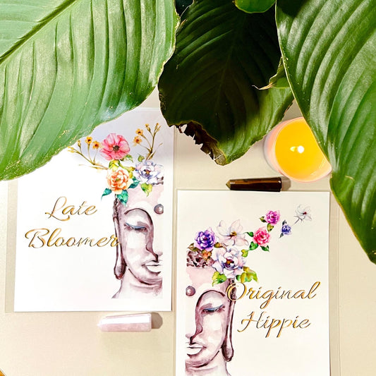 Buddha Says Set of 2 Fine Art Print | Framed