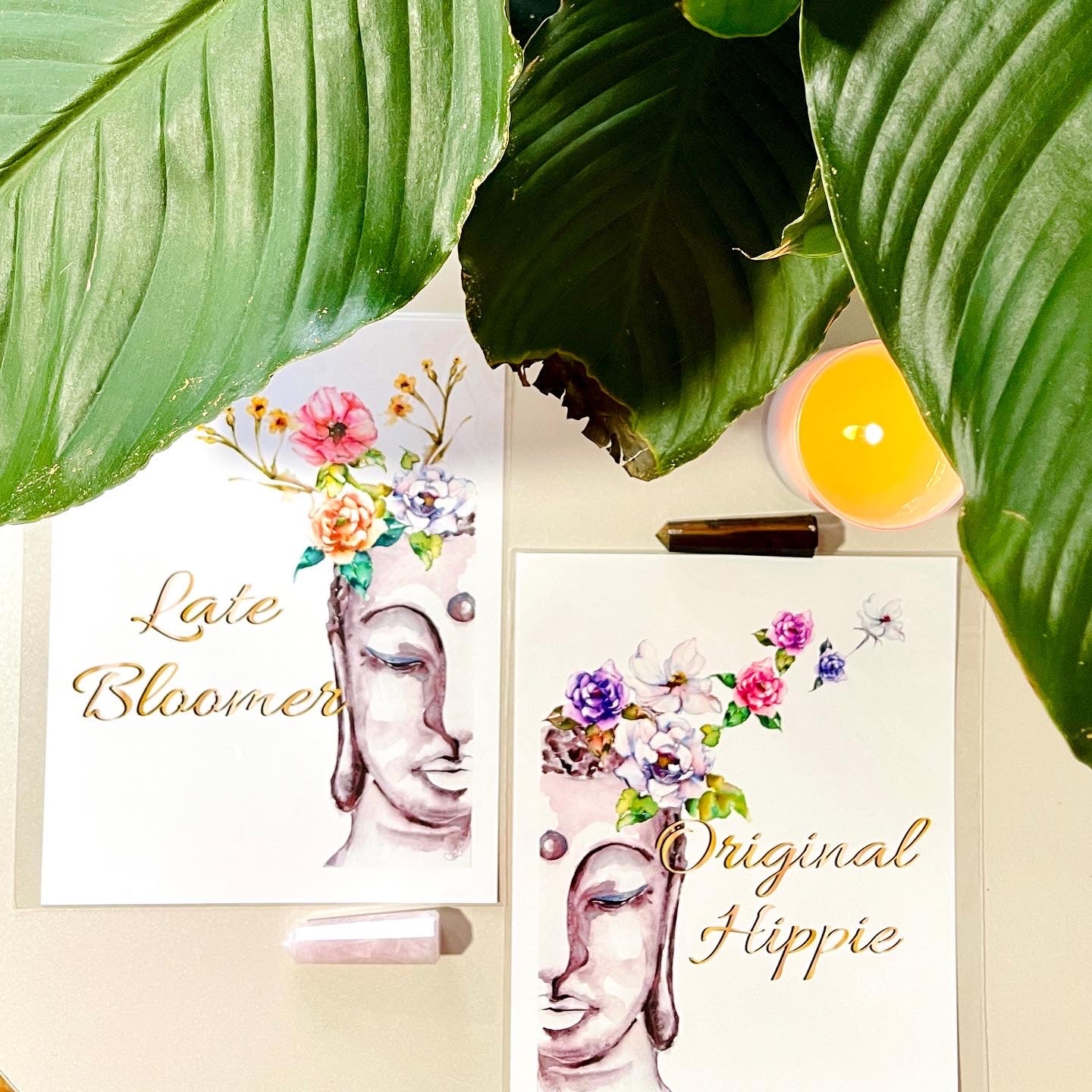 Buddha Says - Late Bloomer | Fine Art print | Framed