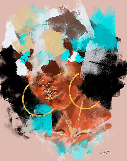 Afro Pop | Fine Art Print | Unframed
