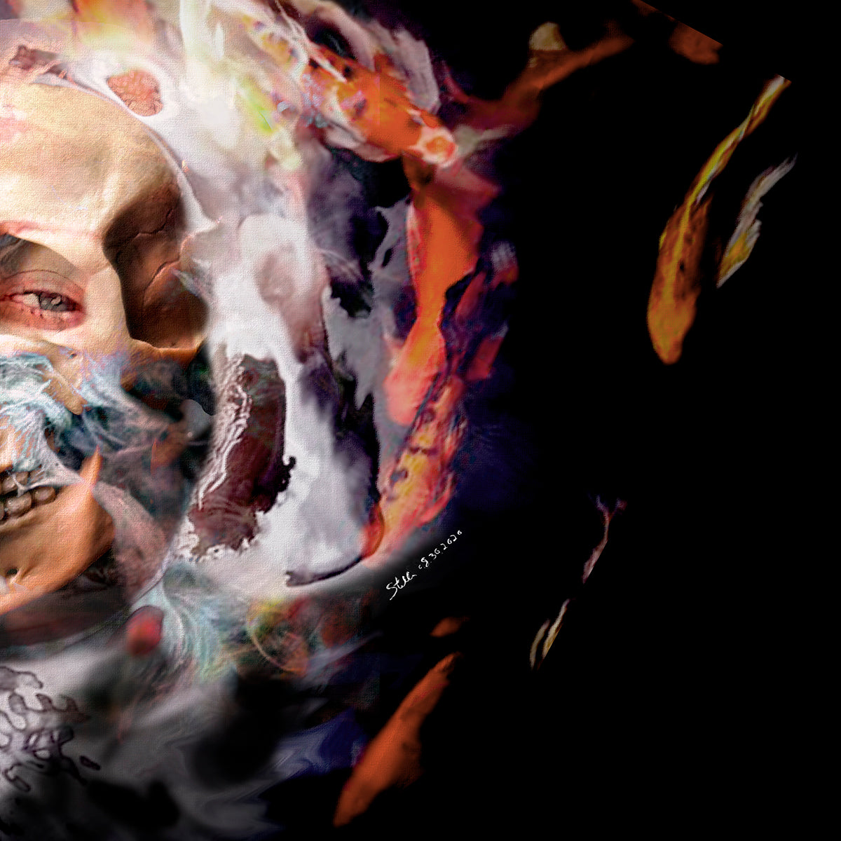 Synesthetes - Look At Me | Skull Art | Home Decor Art