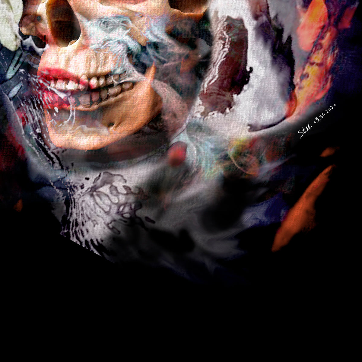 Synesthetes - Look At Me | Skull Art | Home Decor Art