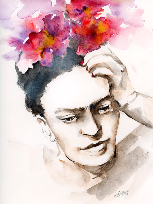 Frida In Repose | Fine Art Print | Wall Art Decor