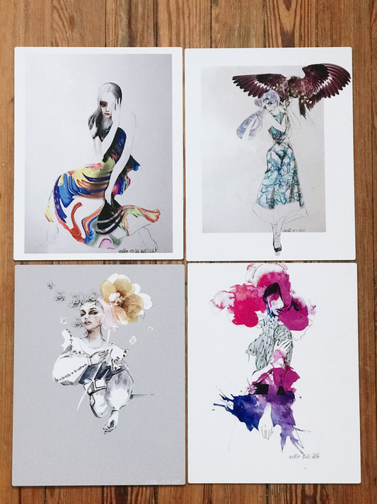 Call Me Etro | Fashion Illustration | Fine Art Print | Framed