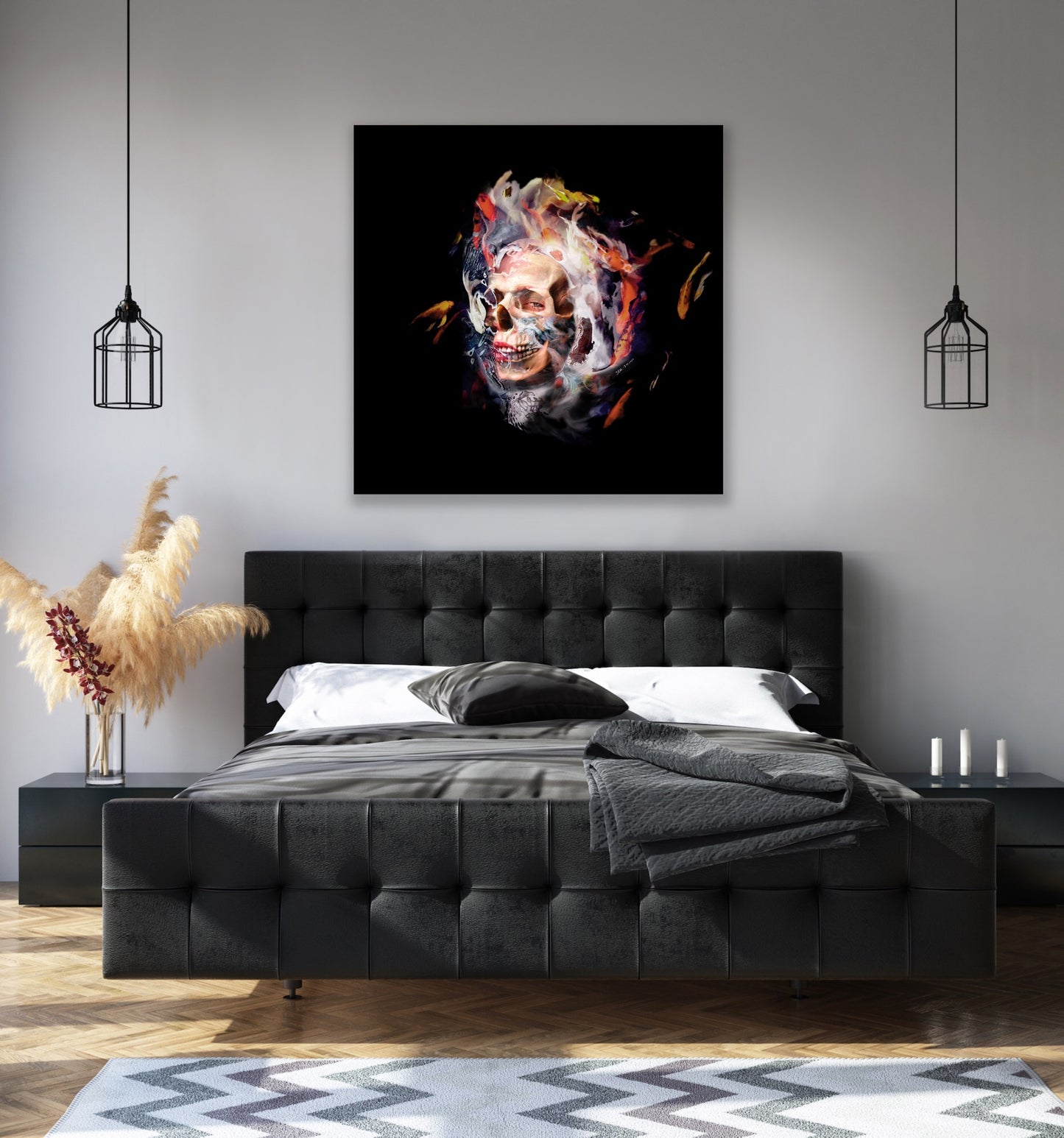 Synesthetes - Look At Me | Skull Art | Home Decor Art