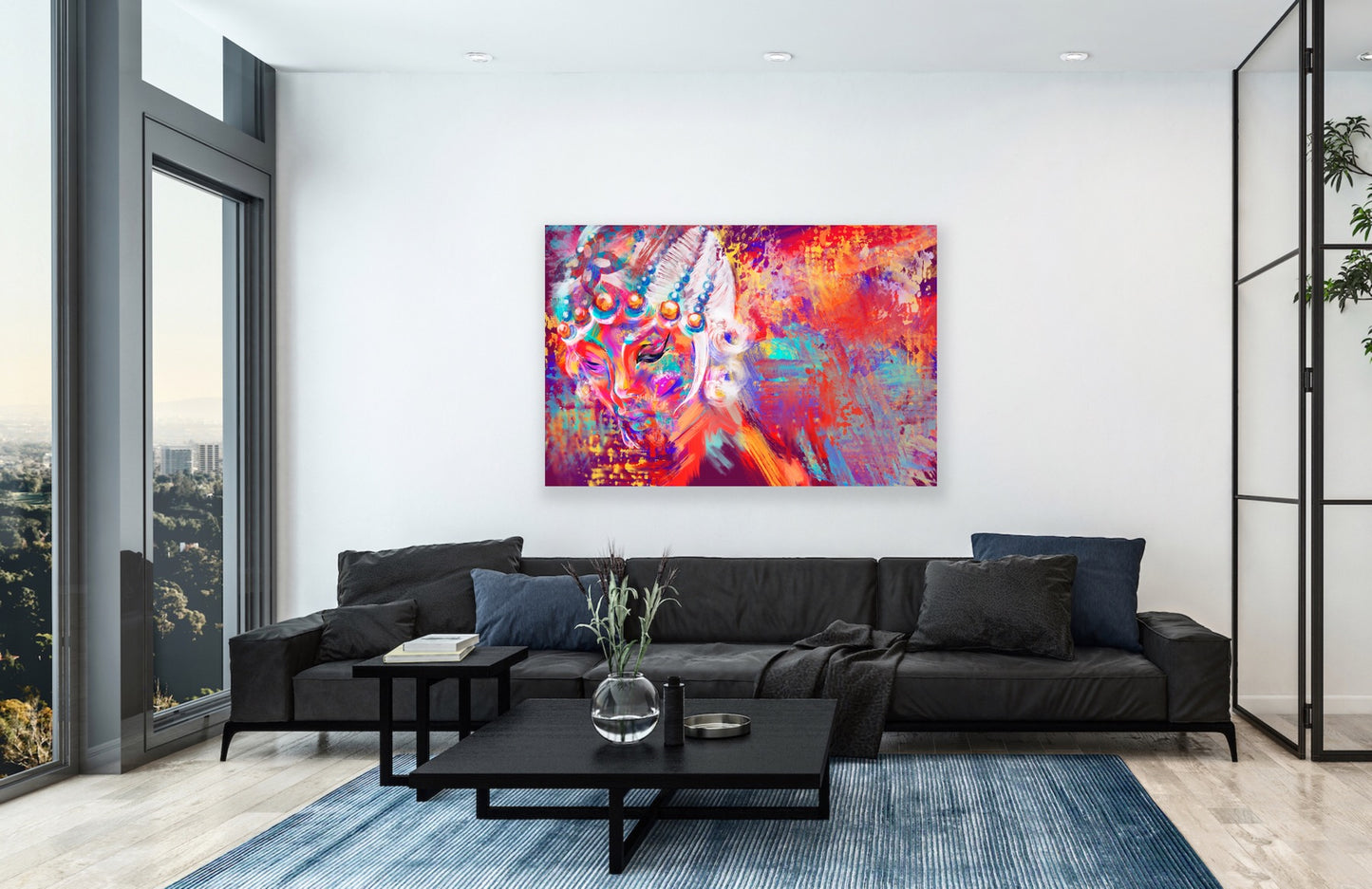 Esprit | Aluminum Metal Print | Modern Fauvist Art | Wall Art Decor