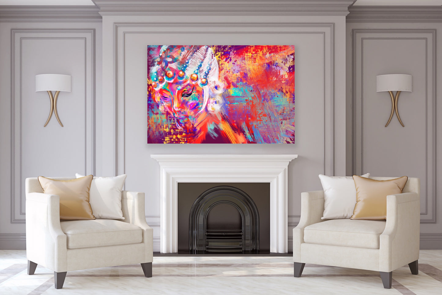 Esprit | Aluminum Metal Print | Modern Fauvist Art | Wall Art Decor