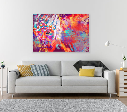 Esprit | Aluminum Metal Print | Modern Fauvist Art | Wall Art Decor
