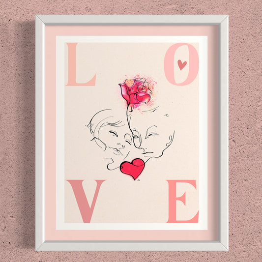 Love | Fine Art Print |Framed Wall Art Decor
