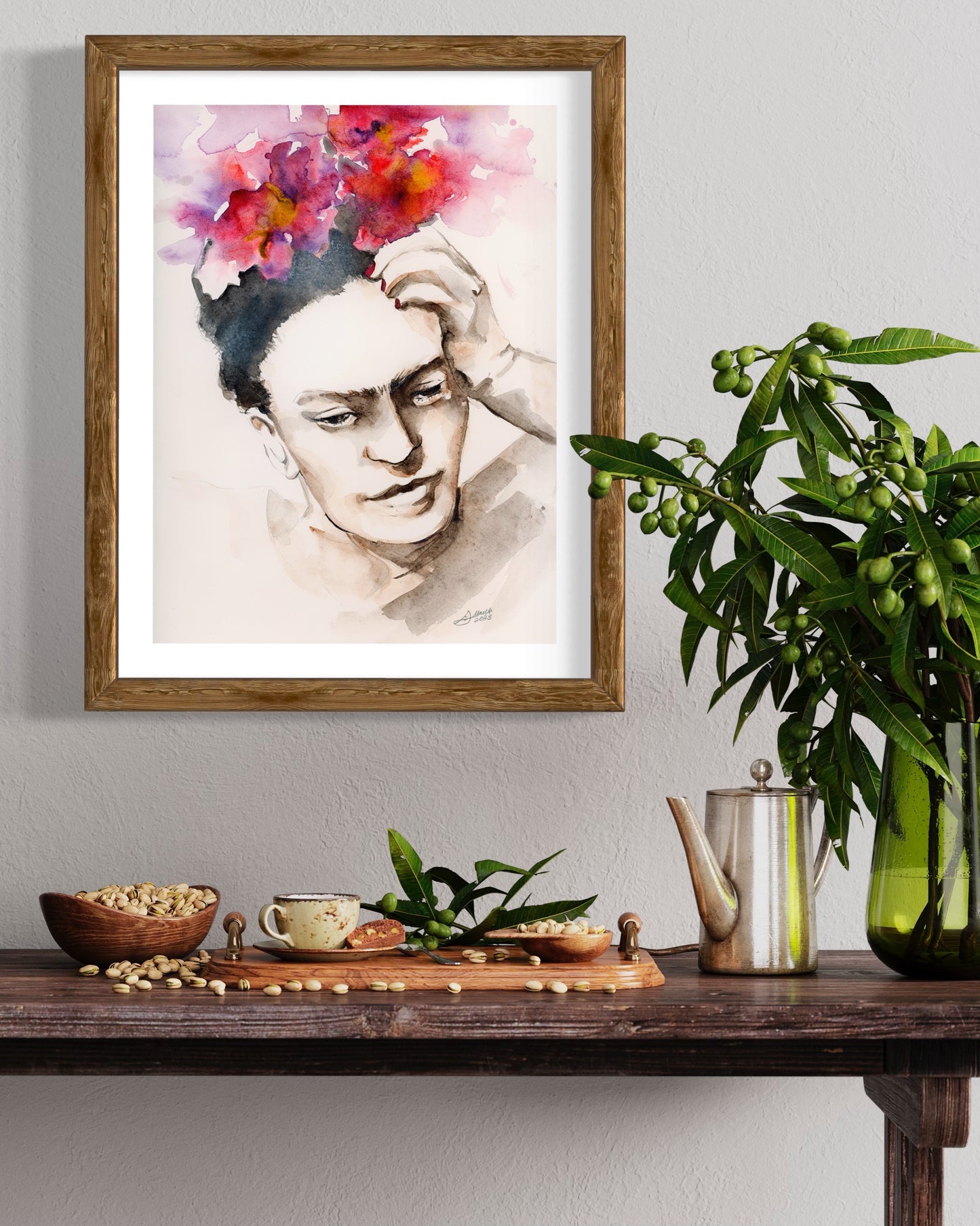 Frida In Repose | Fine Art Print | Wall Art Decor