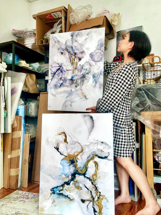 Mindscape 1 - Abstract Figurative | Aluminum Metal Print | Wall Art Decor