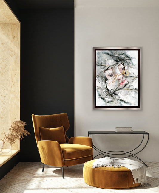 Mindscape 5 - Abstract Figurative | Aluminum Metal Print | Wall Art Decor
