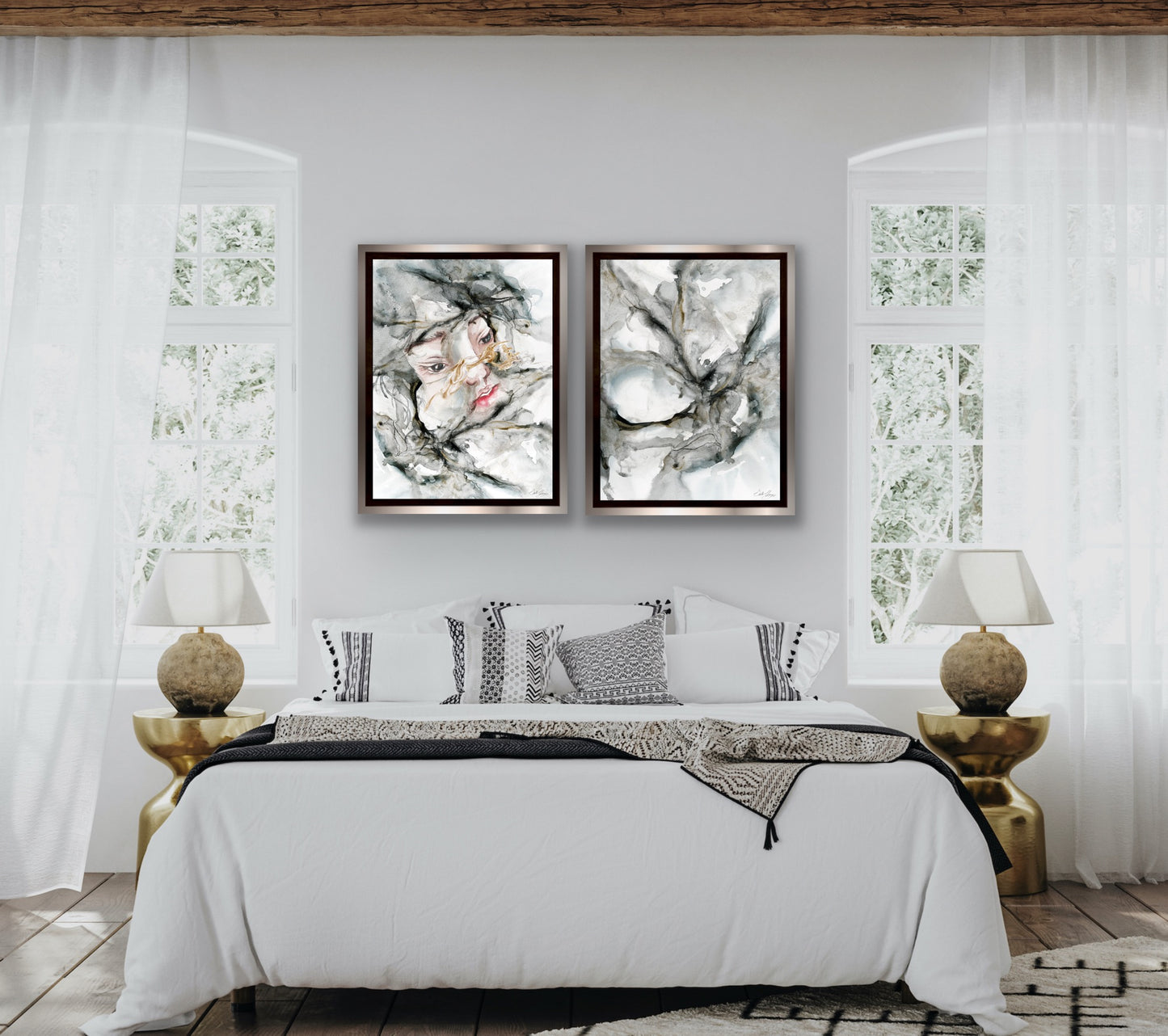 Mindscape 5 - Abstract Figurative | Aluminum Metal Print | Wall Art Decor