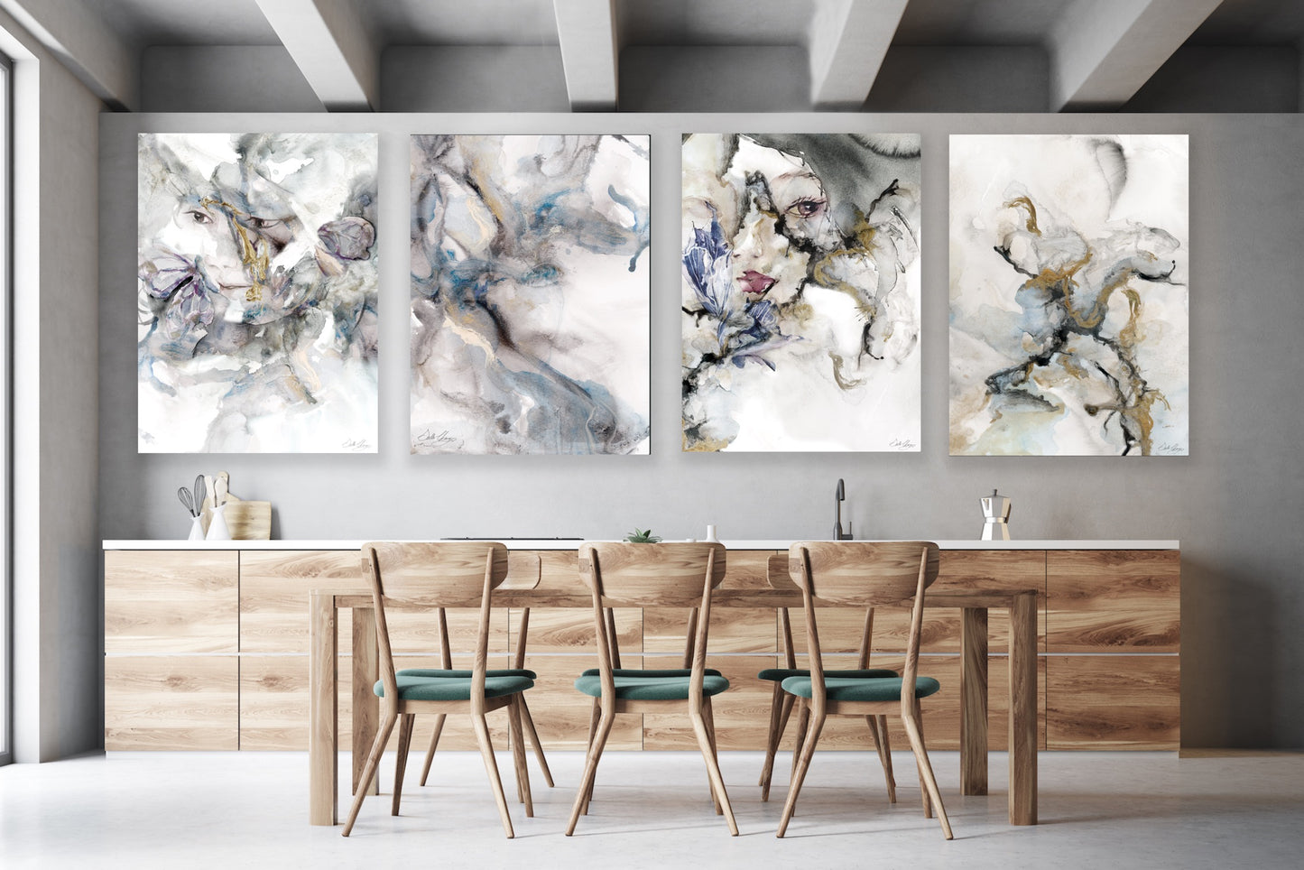 Mindscape 3 - Abstract Figurative | Aluminum Metal Print | Wall Art Decor