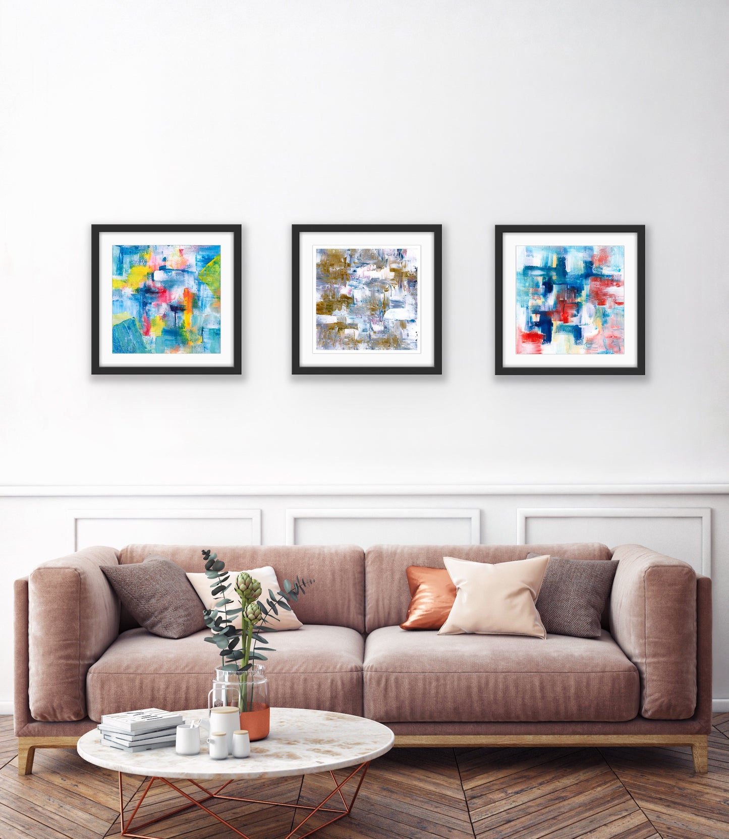 Abstract Meditation 3 - 16" x 16" Unframed Fine Art Prints For Wall Decor