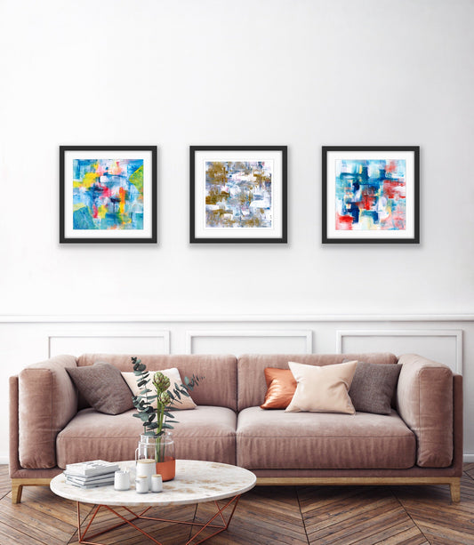 Abstract Meditation (Complete Series) | Unframed Fine Art Prints | Wall Decor