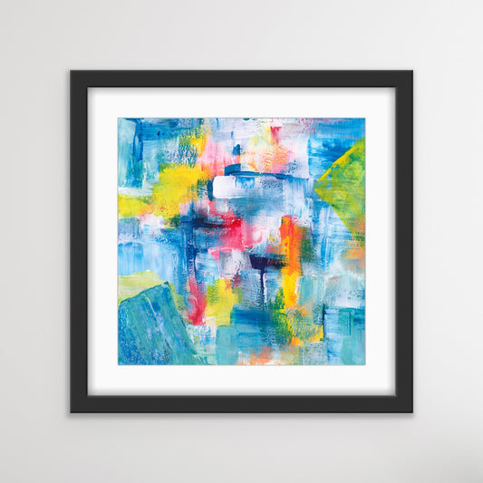 Abstract Meditation 2 - 16" x 16" Unframed Fine Art Prints For Wall Decor