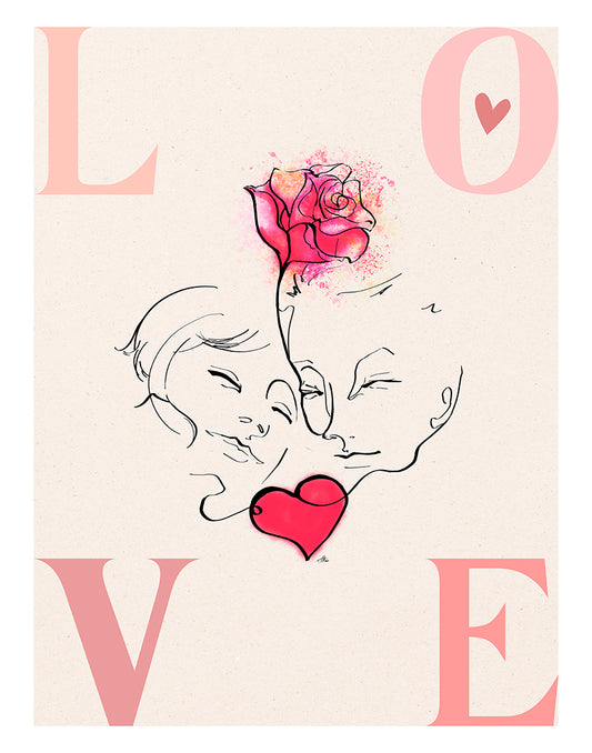 Love | Fine Art Print |Framed Wall Art Decor