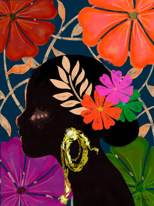 Electric Garden 2 Fine Art Print | Unframed