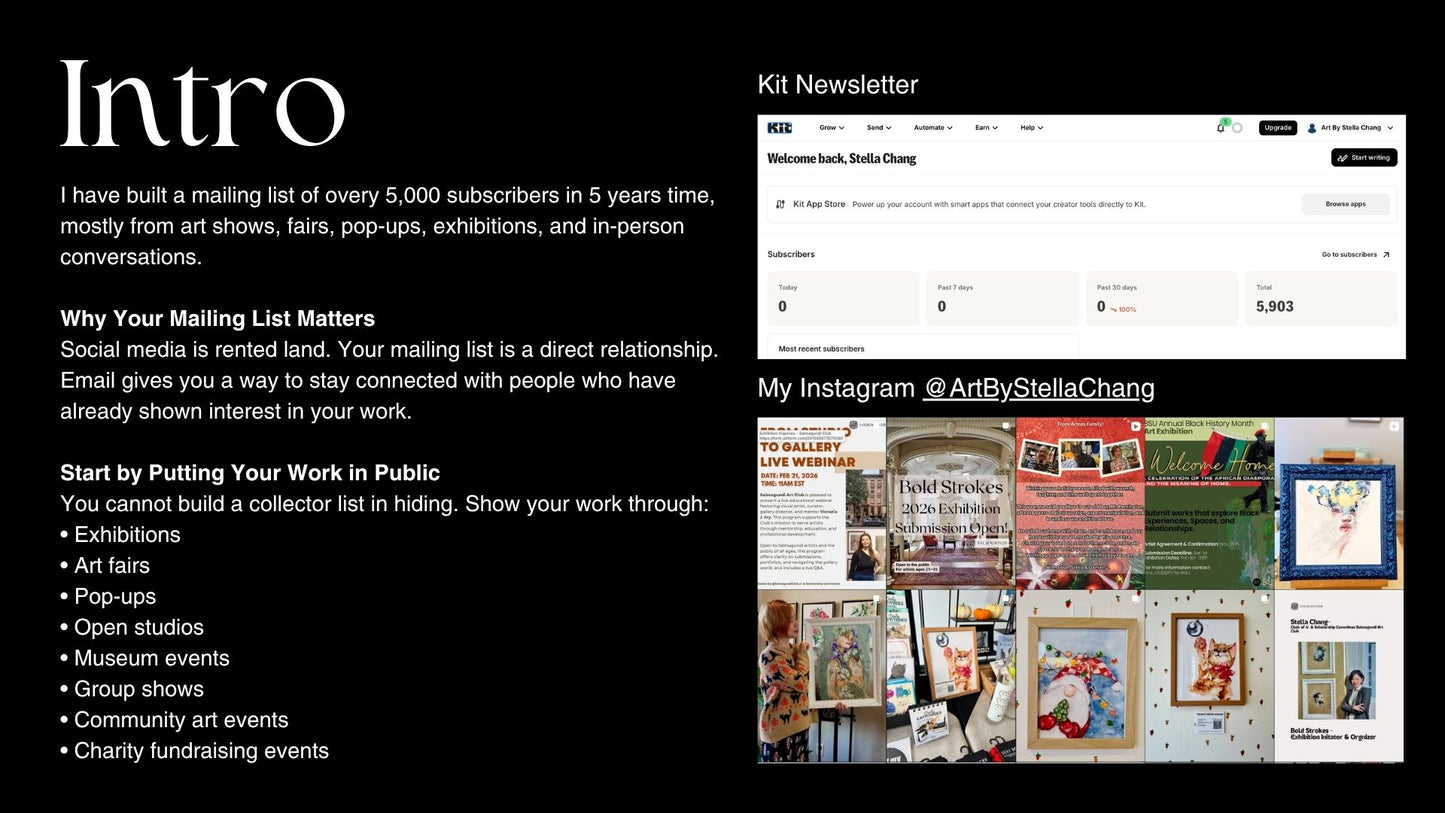 Finding Your Collectors: Build a Clear Artistic Identity and Grow a Lasting Collector Base