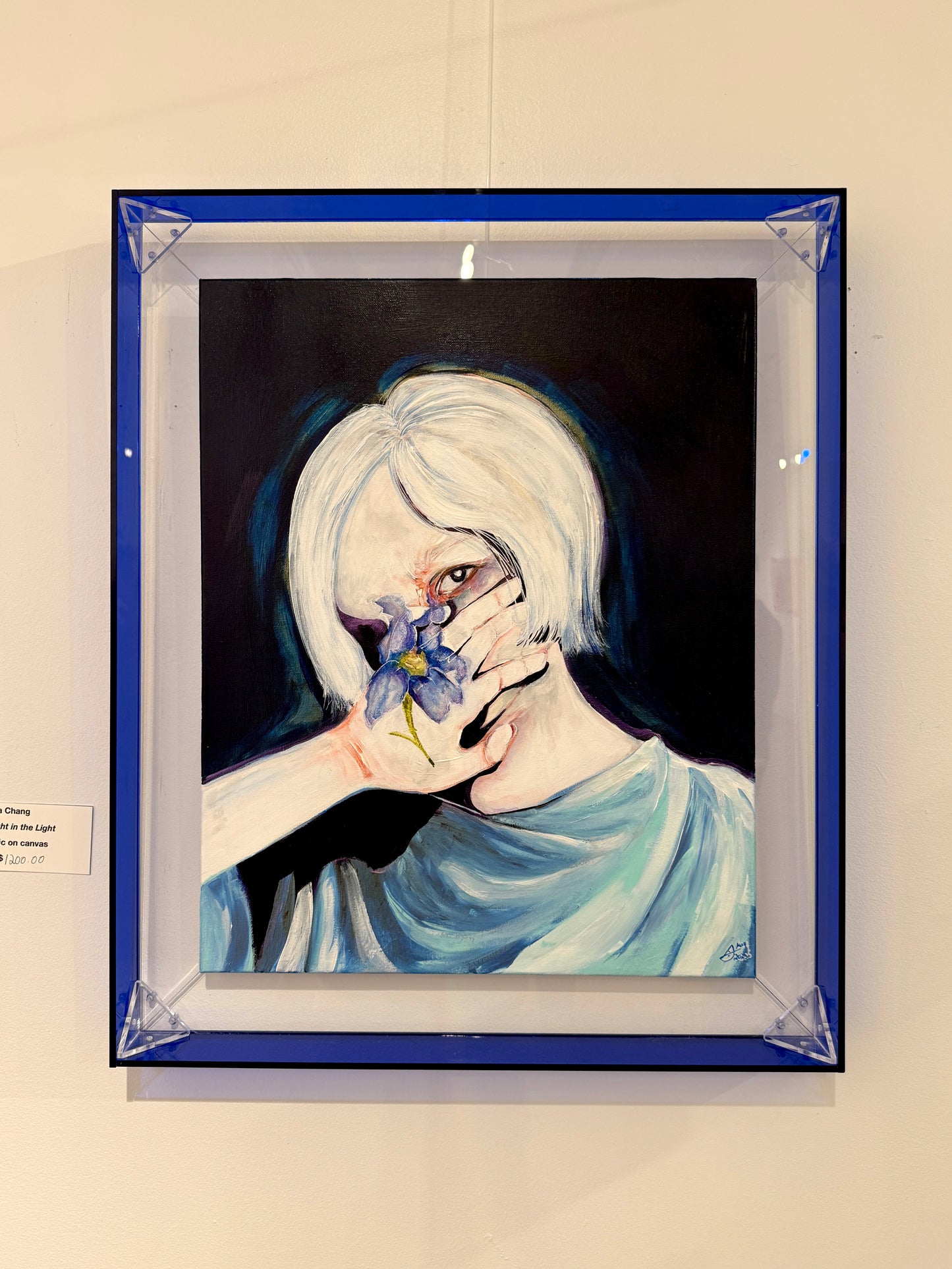 Caught In The Light | Original Painting In Acrylic On Canvas| Framed Wall Art