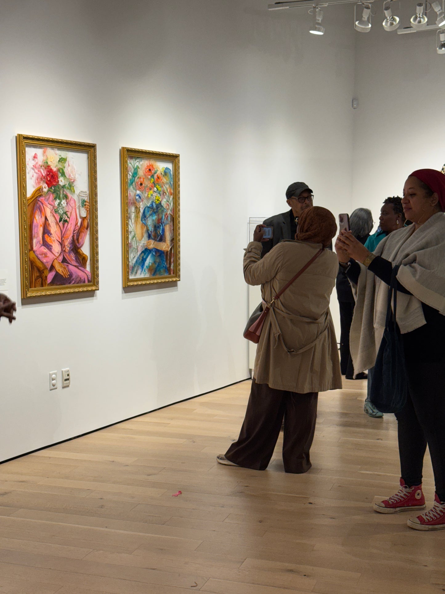 Joy - Latte With Me & Myself| Acrylic On Broken Glass Panels | Original Painting | Framed