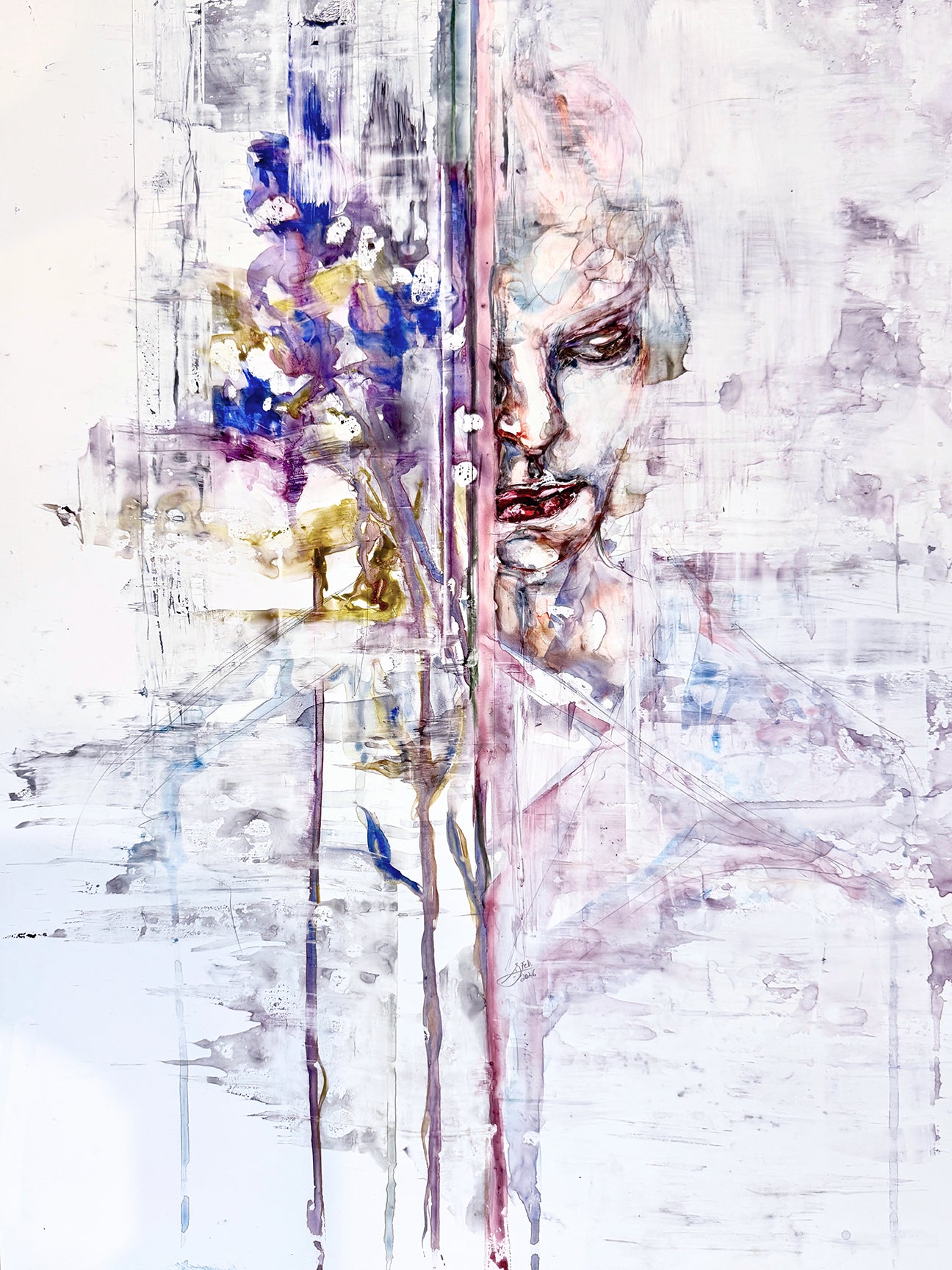 Seen & Unseen | Original Painting In Watercolor On Paper | Framed Wall Art