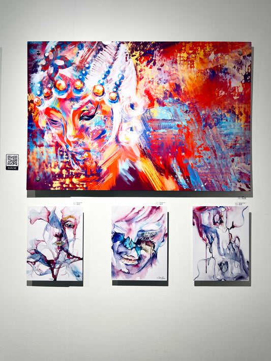 Esprit | Aluminum Metal Print | Modern Fauvist Art | Wall Art Decor