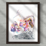 Watercolor Study II - Introspection