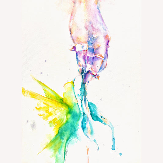 Hand & Hummingbird