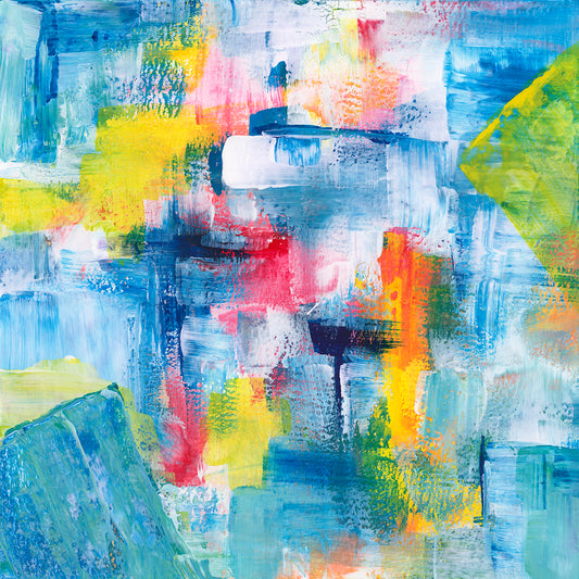 Abstract Meditation 2 - 16" x 16" Unframed Fine Art Prints For Wall Decor