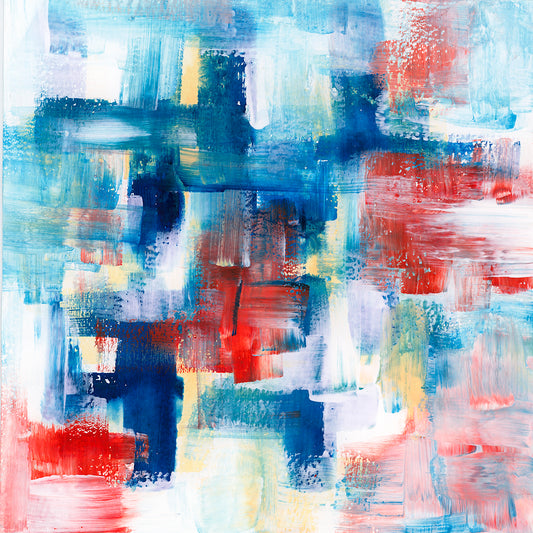 Abstract Meditation 3 - 16" x 16" Unframed Fine Art Prints For Wall Decor