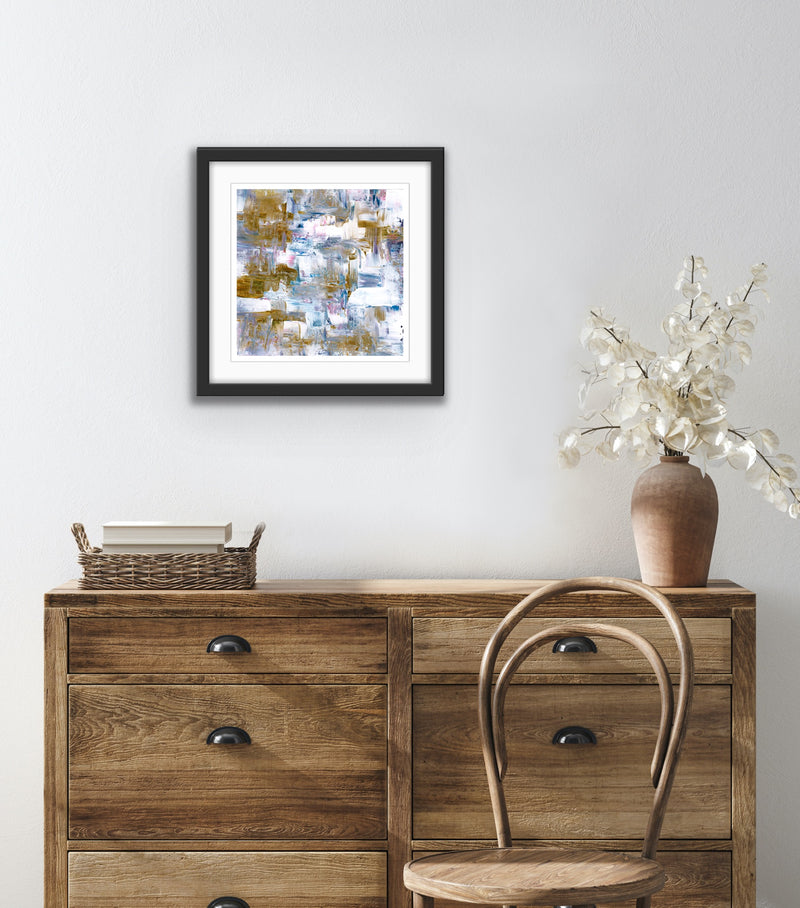 Abstract Meditation 1 - 16" x 16" Unframed Fine Art Prints For Wall Decor