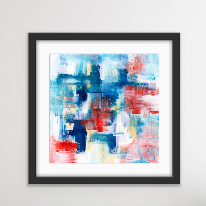 Abstract Meditation 3 - 16" x 16" Unframed Fine Art Prints For Wall Decor