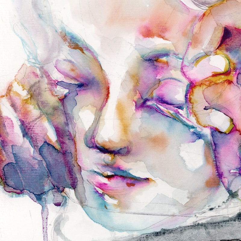 Watercolor Study II - Introspection
